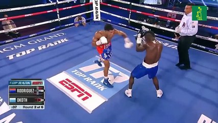 El dominicano Elvis Rodríguez anotó su octava victoria por nocaut