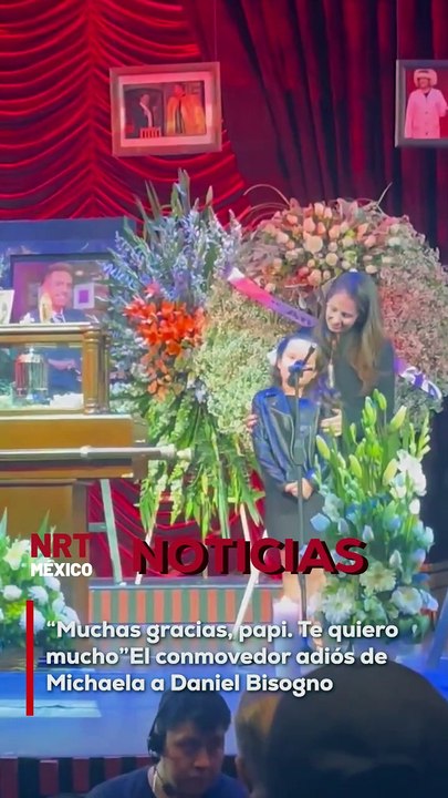 En un momento lleno de emociones, Michaela, la hija de Daniel Bisogno, le dedicó sus últimas palabras al conductor con un conmovedor "Muchas gracias, papi. Te quiero mucho"