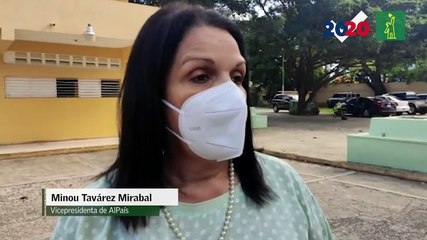 Minou Tavarez denuncia aglomeraciones en recintos de votaciones