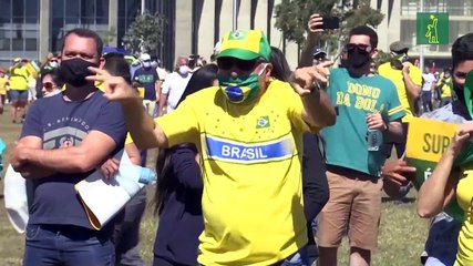 Continúan las protestas en pro y en contra del Gobierno de Brasil