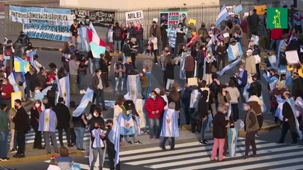 Nueva marcha opositora en pleno confinamiento en Buenos Aires
