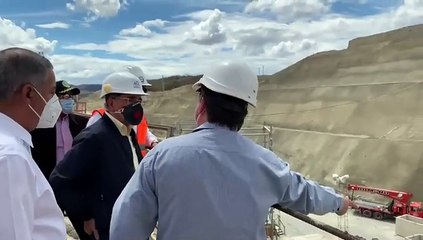 Danilo visita presa Monte Grande