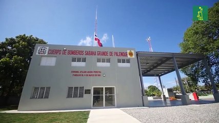 Domicem inaugura Estación de Bomberos en Sabana de Palenque