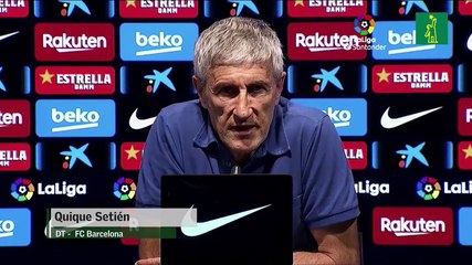Setién: "Hemos hecho lo que teníamos que hacer, que es ganar"