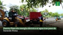 Puerto Plata sin energía eléctrica ni agua tras paso de huracán Fiona