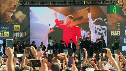 Mexicanos alientan a 'Canelo' Álvarez para su pelea de redención ante Golovkin