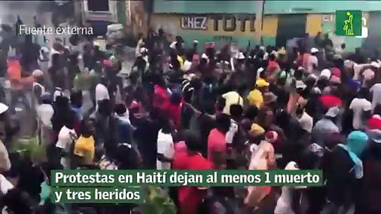 Protestas en Haití dejan al menos 1 muerto y tres heridos