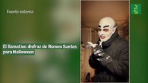 El llamativo disfraz de Romeo Santos para Halloween