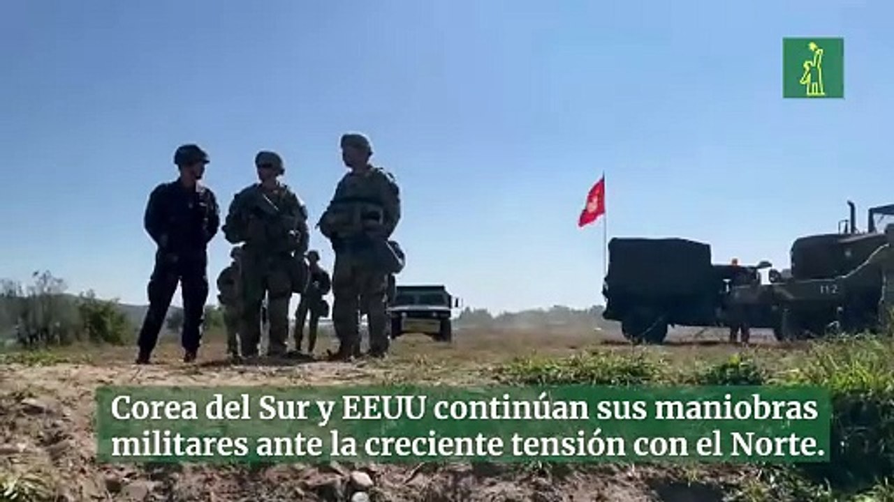 Corea del Sur y EEUU continúan sus maniobras militares ante la creciente tensión con el Norte