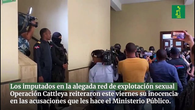 Los imputados en la alegada red de explotación sexual Operación Cattleya reiteraron este viernes su inocencia en las acusaciones que les hace el Ministerio Público.