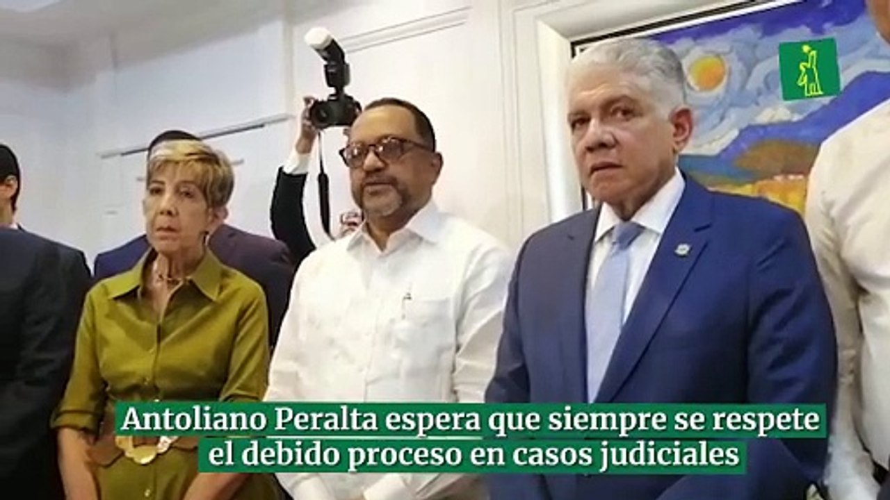 Antoliano Peralta espera que siempre se respete el debido proceso en casos judiciales