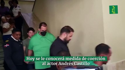 Hoy se le conocerá medida de coerción  al actor Andrés Castillo