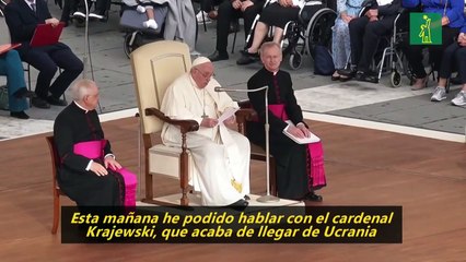 El papa está informado "de las cosas terribles" que suceden en Ucrania