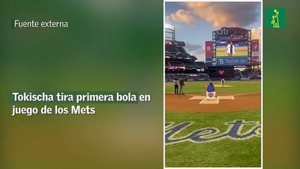Tokischa tira primera bola en juego de los Mets