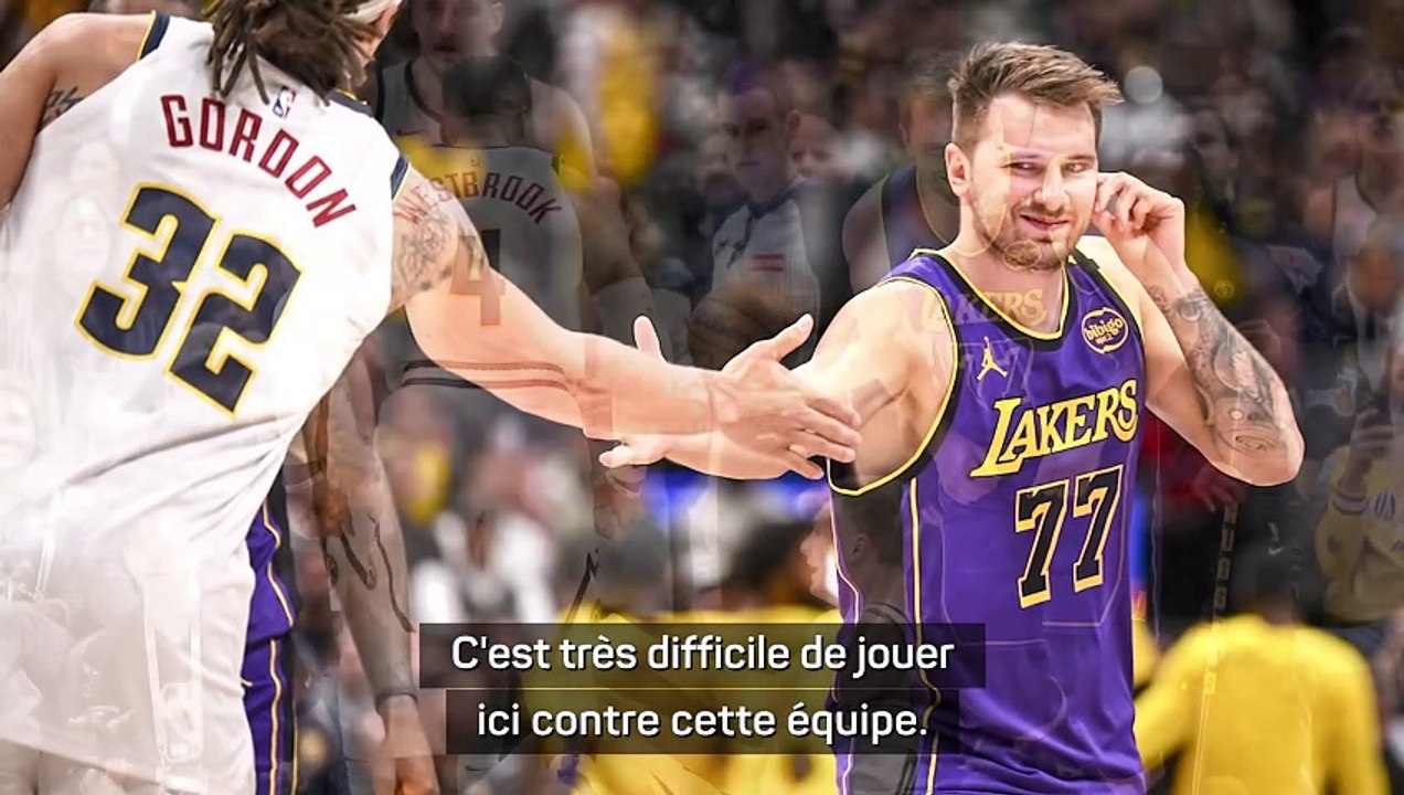 Lakers - Dončić : “Je m’amuse, je me suis senti...