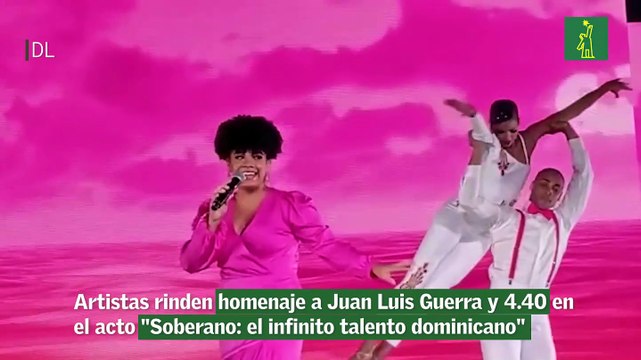 Artistas Rinden Homenaje A Juan Luis Guerra Y 4.40 En El Acto Soberano- El Infinito Talento Dominicano