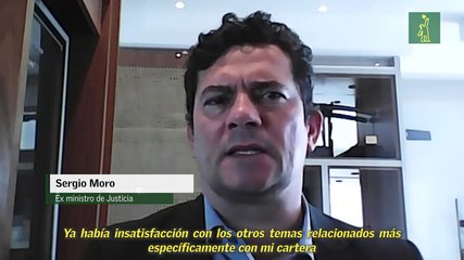 Sergio Moro cuestiona la lucha anticorrupción de Bolsonaro
