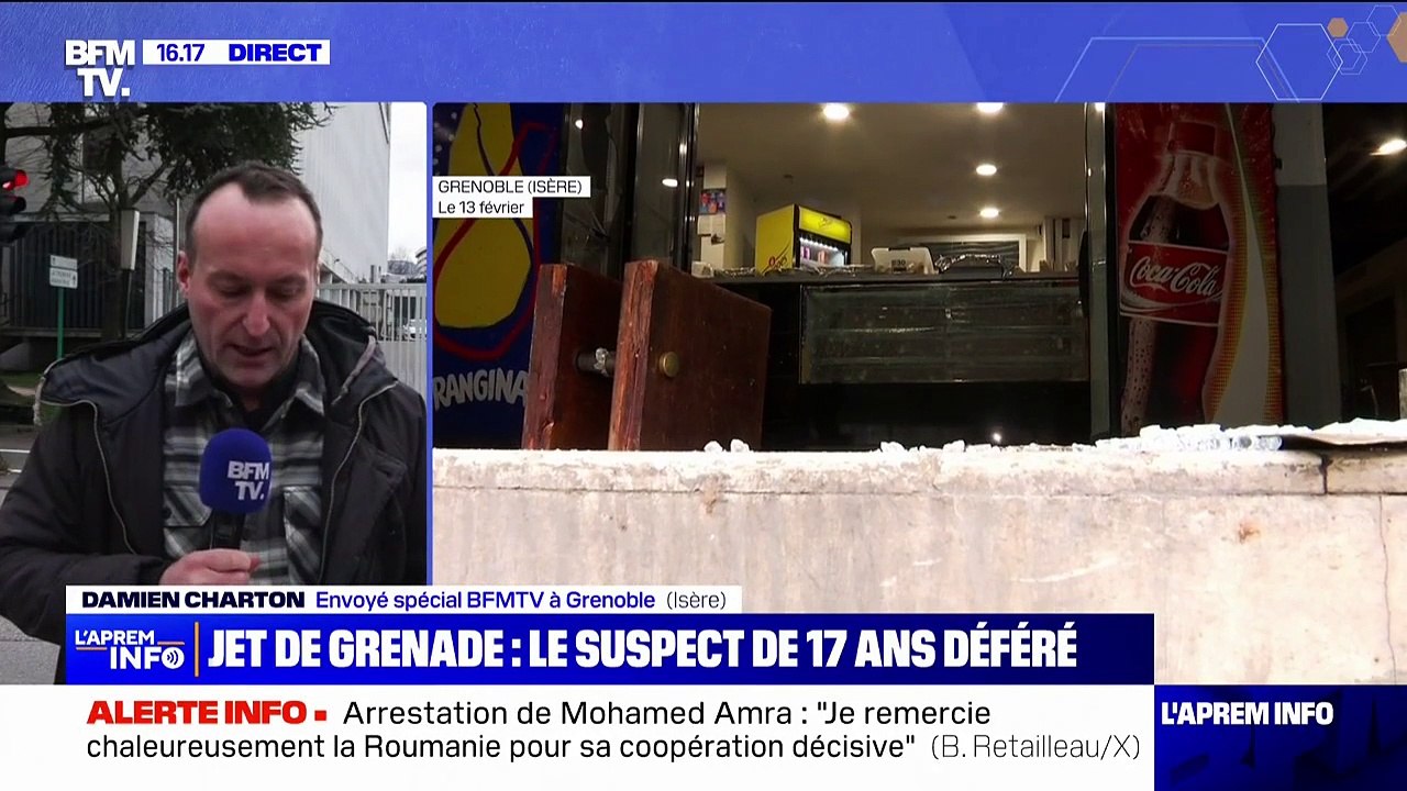 Grenade: le mineur qui affirme être l'auteur du jet de grenade déféré ce samedi devant un juge d'instruction