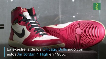 Tenis de Michael Jordan a subasta