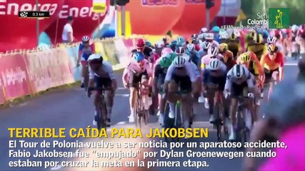 El terrible accidente de Fabio Jakobsen en la primera etapa del Tour de Polonia