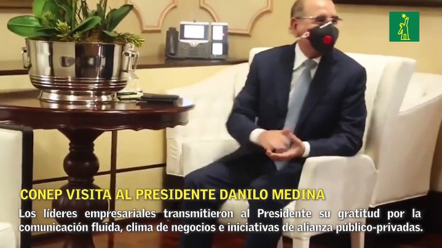 CONEP visita al presidente Danilo Medina