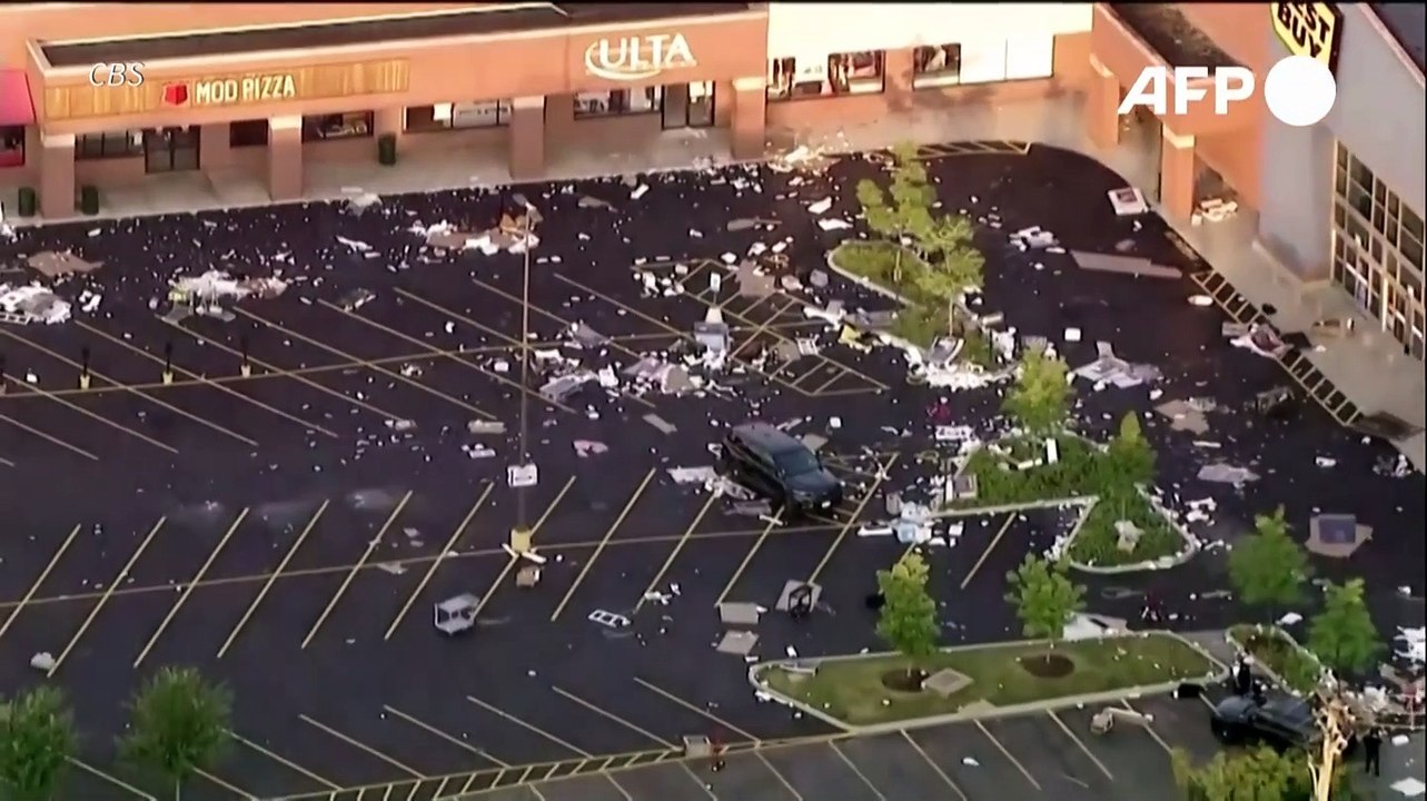 Disturbios y saqueos en el centro de Chicago