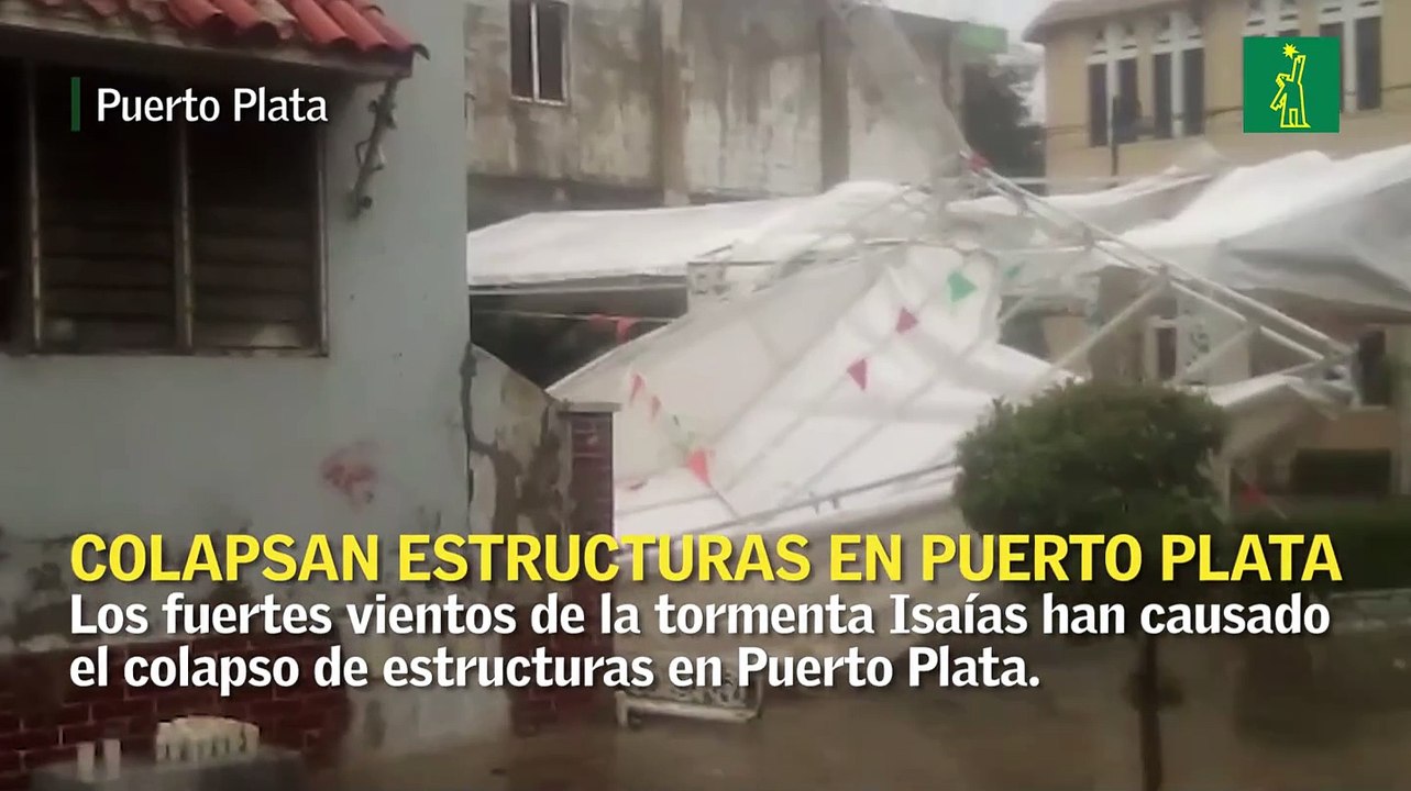 Colapsan estructuras en Puerto Plata