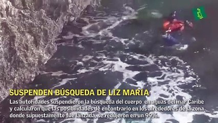 Suspenden la búsqueda en el mar Caribe del cuerpo de la niña Liz María