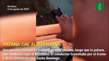 Patana cae al río Haina