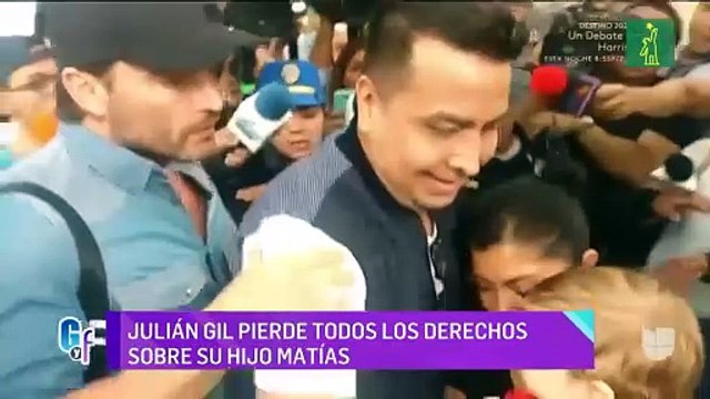 Julián Gil pierde la patria potestad de su hijo Matías