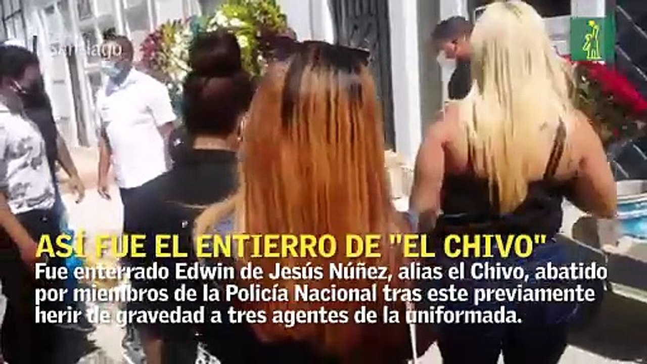 Así fue el entierro del Chivo, quien fue abatido por la policía tras herir a tres agentes