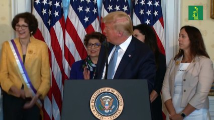 Trump indultó a la primera mujer estadounidense en votar