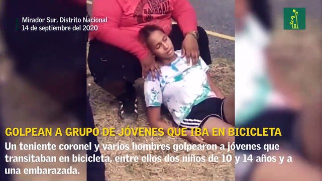 Golpean a grupo de jóvenes que iba en bicicleta