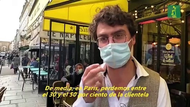 París inicia dos semanas de nuevas restricciones en bares y restaurantes