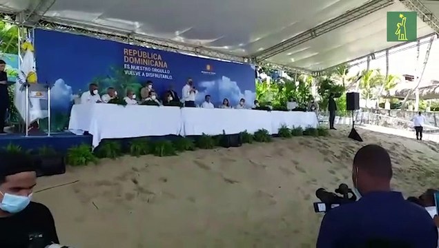 Luis Abinader inicia dos obras y anuncia otras en Puerto Plata