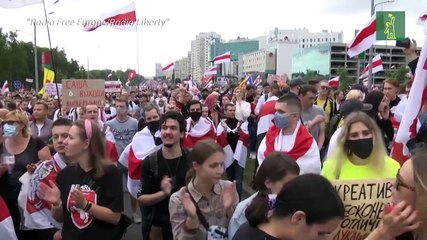 Decenas de miles de manifestantes desafían la feroz represión de Lukashenko en Bielorrusia