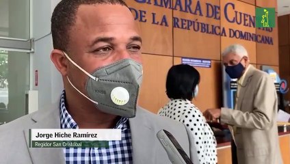 Políticos de San Cristóbal presentan declaración jurada de bienes ante Cámara de Cuentas