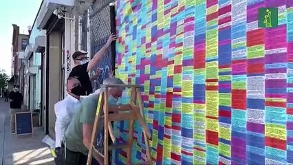 A base de mentiras, así es el Muro de Trump en Nueva York