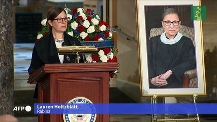 Altos honores para despedir a Ginsburg en EEUU, mientras Trump prepara su reemplazo