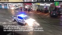 Lluvias inundan calles y avenidas  en Bonao