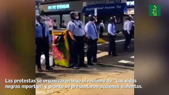 Numerosos heridos y detenidos tras las protestas por la muerte de un joven afroamericano en Filadelfia