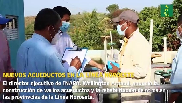 INAPA interviene Navarrete y anuncia nuevos acueductos en varias comunidades de la Línea Noroeste