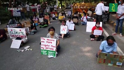 Estudiantes y activistas asiáticos se unen al Día de Acción Global por el clima