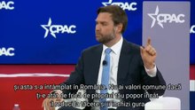 Maryland SUA (20 februarie 2025). Vicepreședintele american JD Vance condamnă ferm puciul din România din 6 decembrie 2024