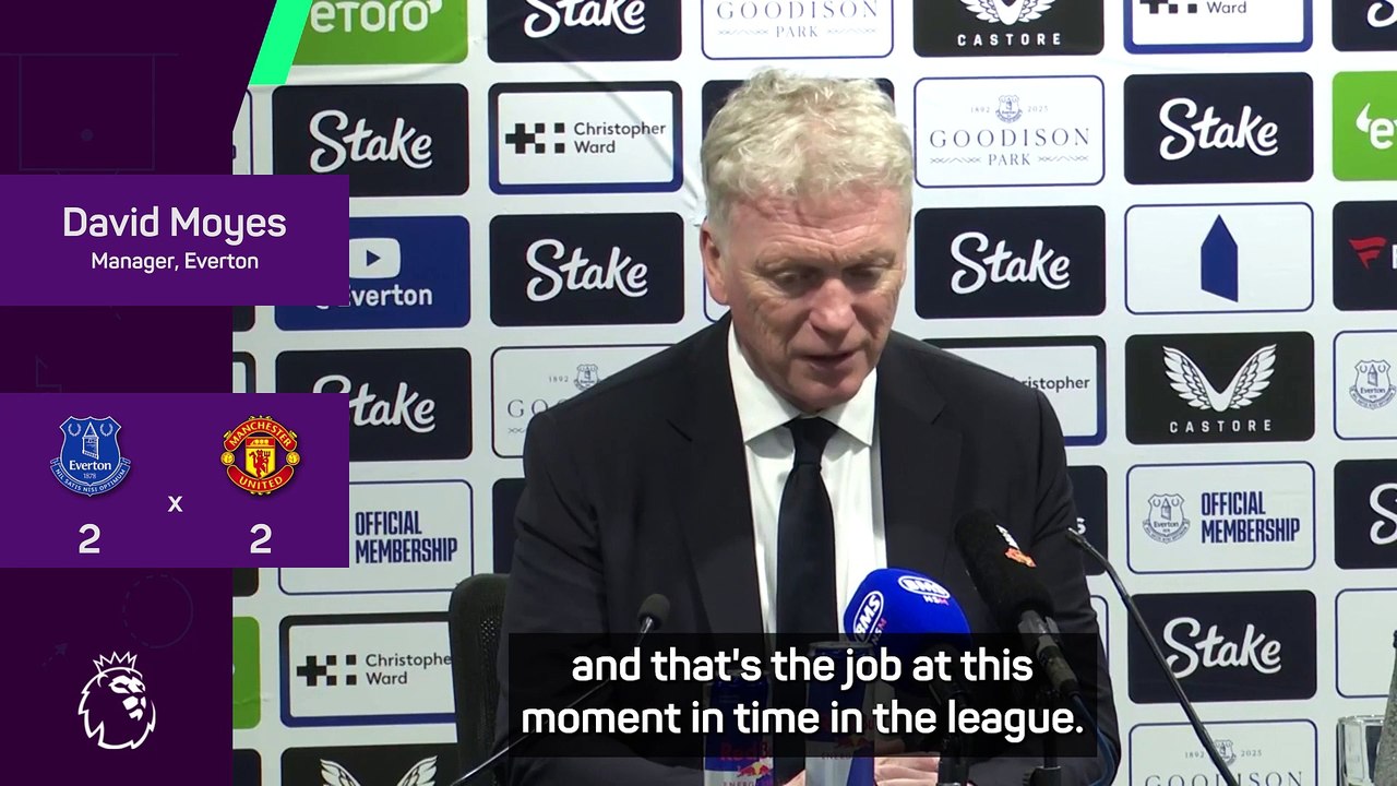 'This feels close to defeat' - mixed emotions for Moyes after United draw