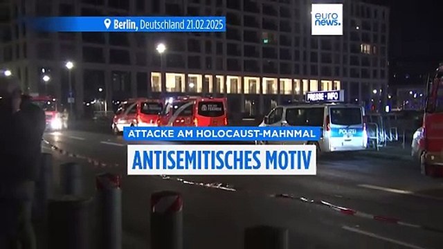 Messerangriff am Holocaust-Mahnmal: Täter wollte Juden töten