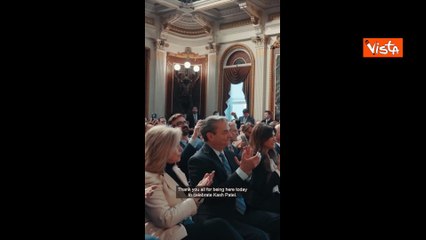 Il giuramento del capo dell'Fbi Kash Patel alla Casa Bianca