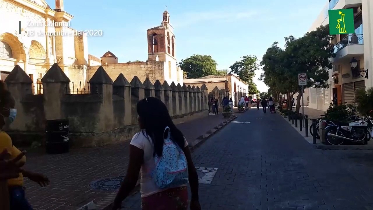 Paseo peatonal en la Zona Colonial