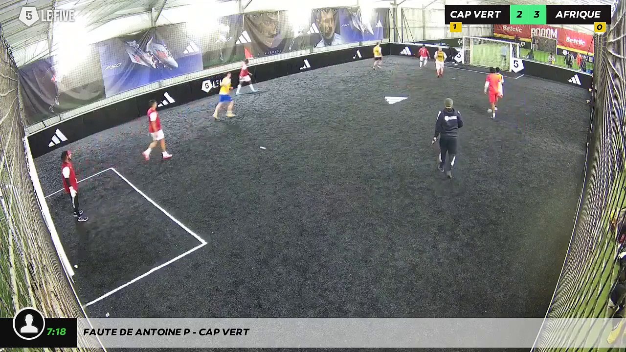 Faute de Antoine P - CAP VERT