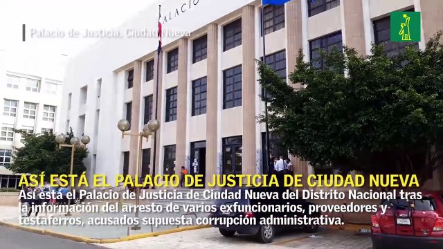 Así está el Palacio de Justicia de Ciudad Nueva